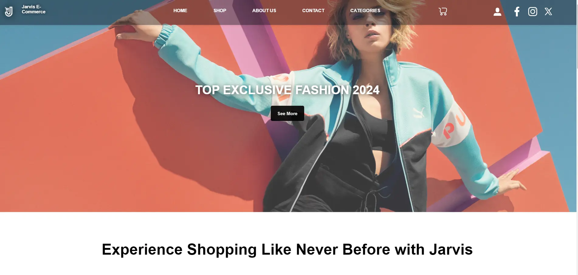 Screenshot of Jarvis E-Com