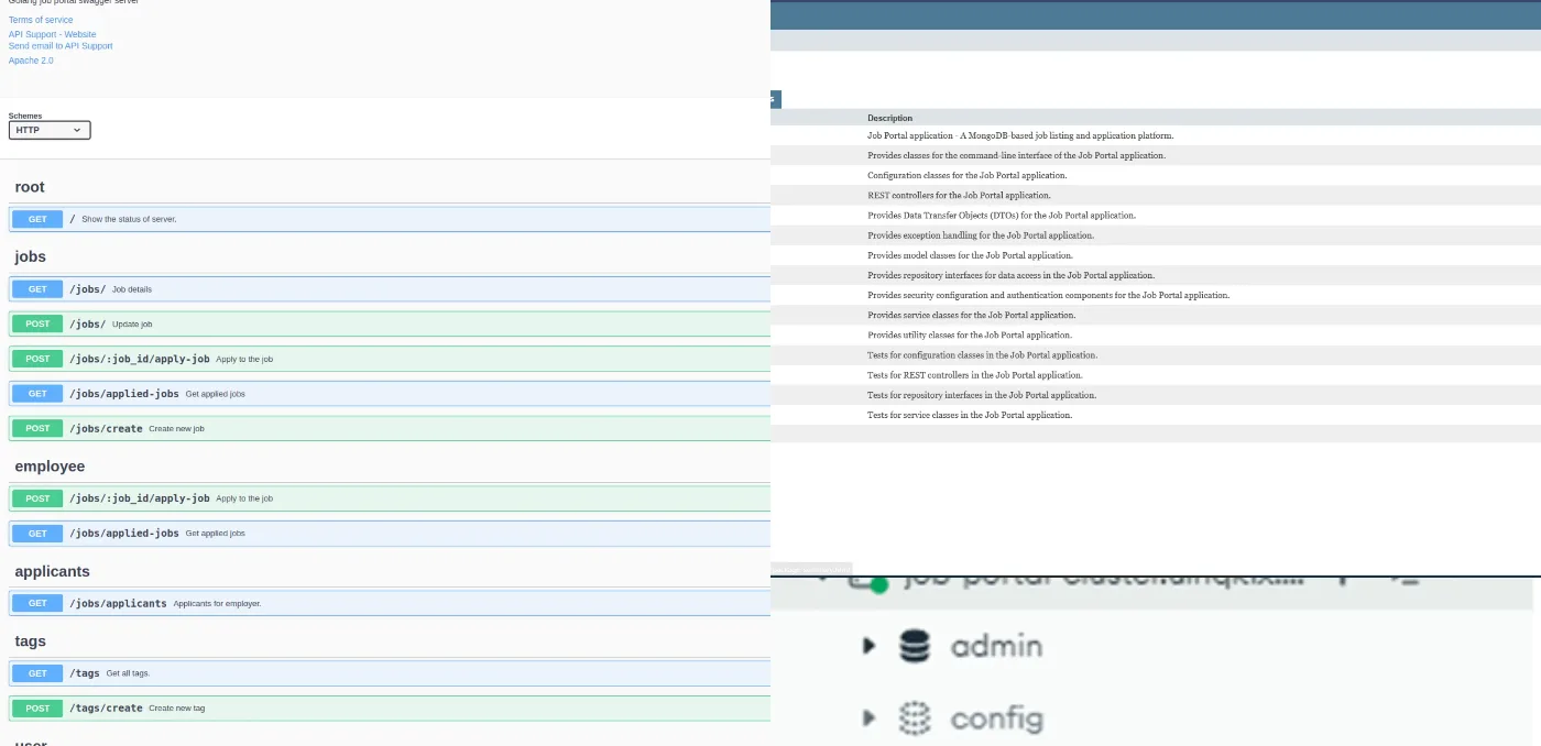 Screenshot of Job Portal